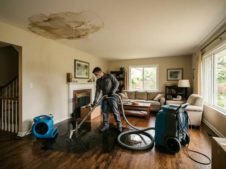 attic-pipe-burst-ceiling-drip-008 — frequently asked questions, Water Damage Restoration & Carpet Care in Wheatley Heights,…